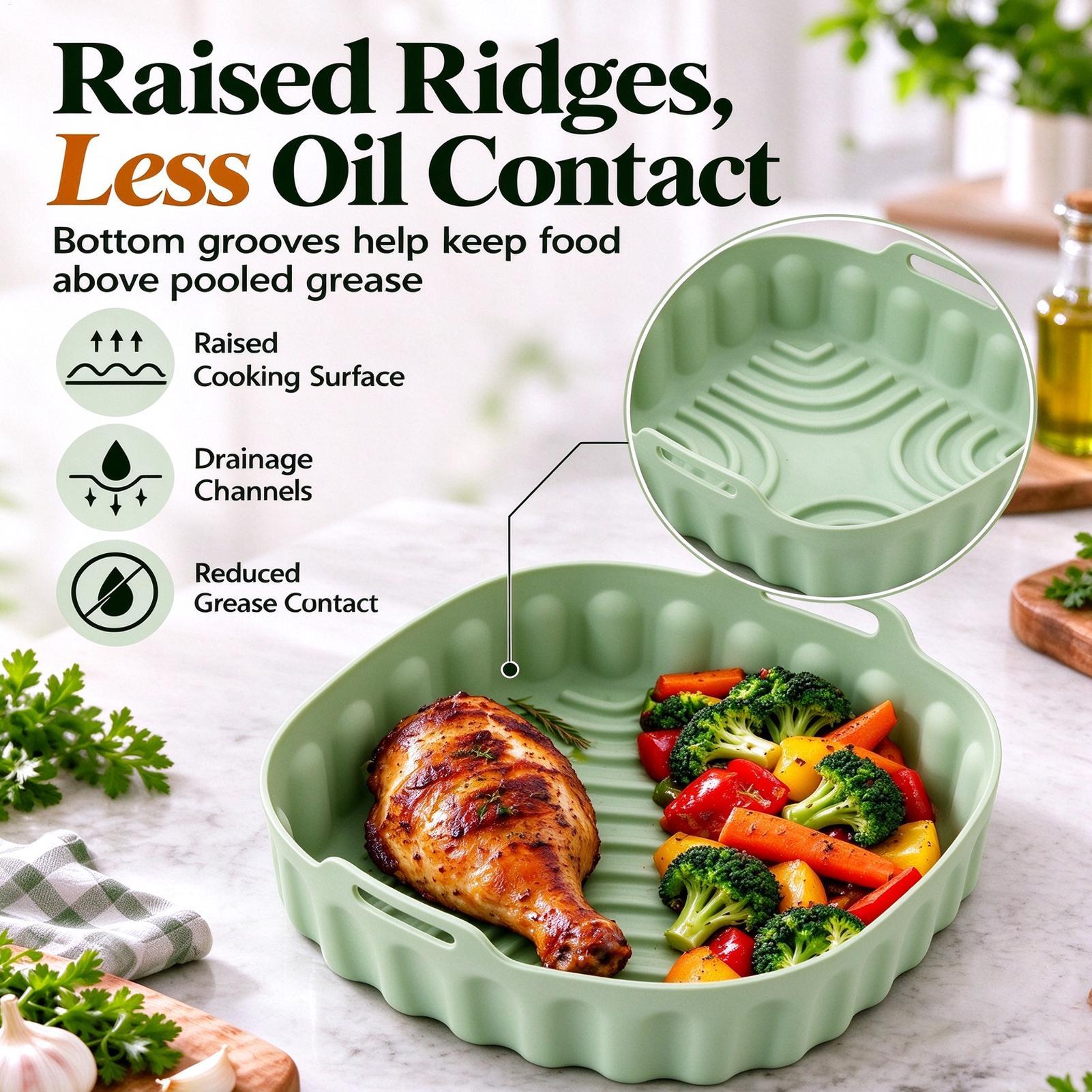 Air Fryer Silicone Pot Liner - Rivestimenti in silicone per friggitrice ad