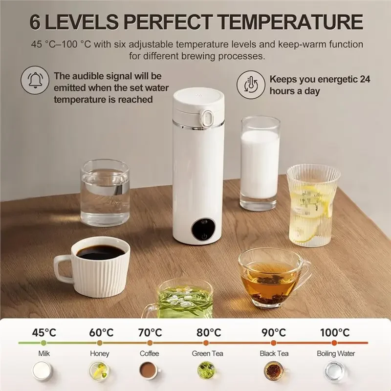 Bollitore da viaggio portatile - Electric Kettle Temperature Control recensione e prezzo