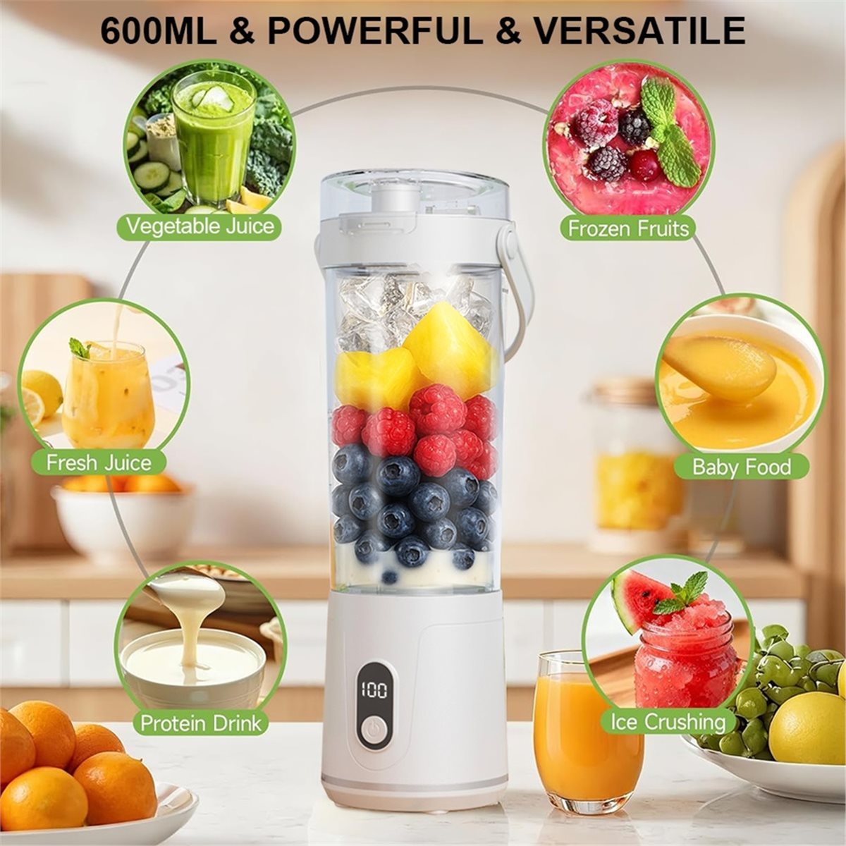 Frullatore Elettrico Portatile - Portable Blender Usb Rechargeable recensione e prezzo