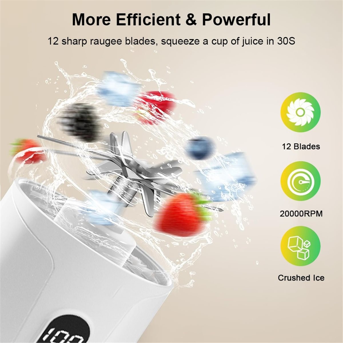 Frullatore Elettrico Portatile - Portable Blender Usb Rechargeable recensione e prezzo