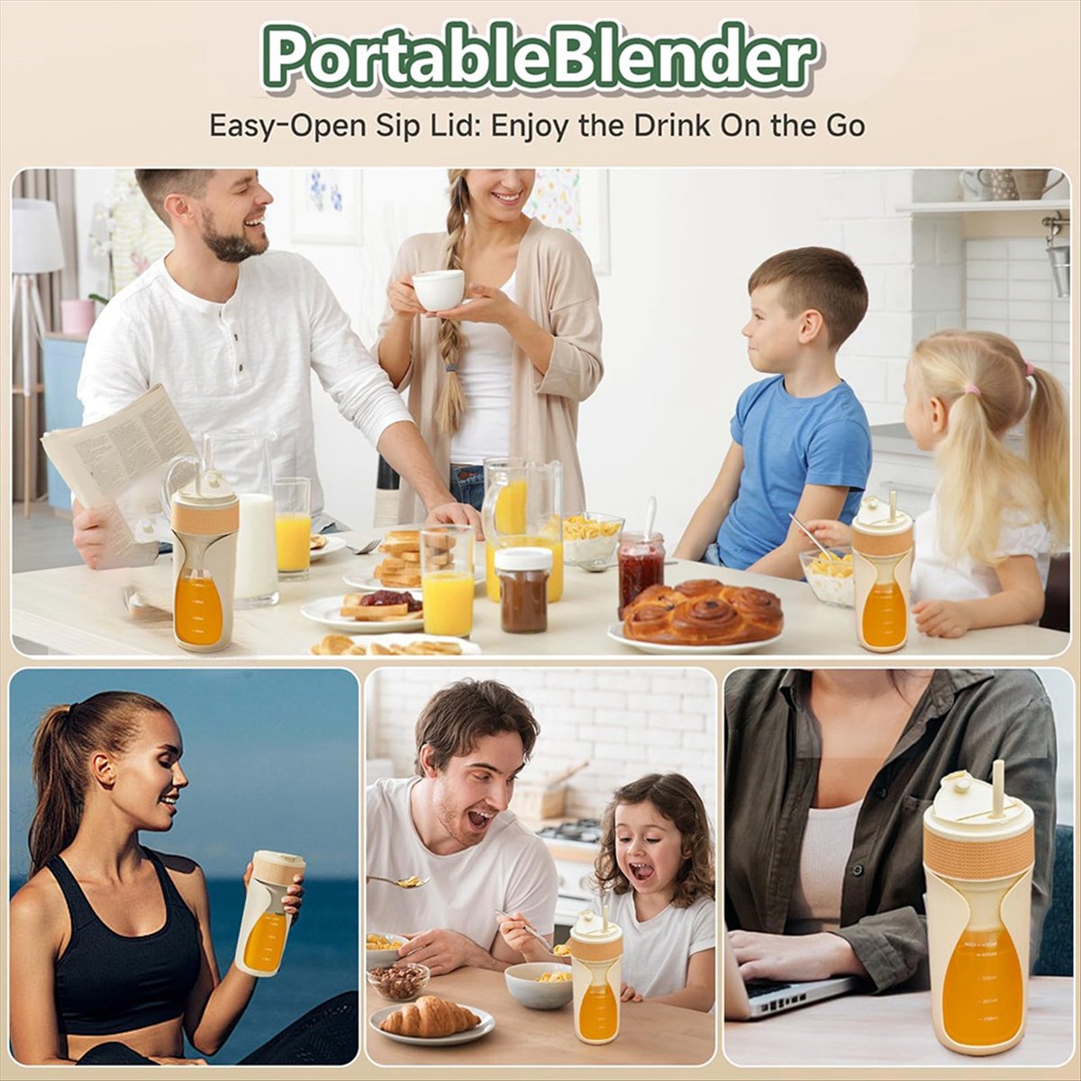 Frullatore Portatile 450ml Mul - Portable Blender Usb Rechargeable recensione e prezzo
